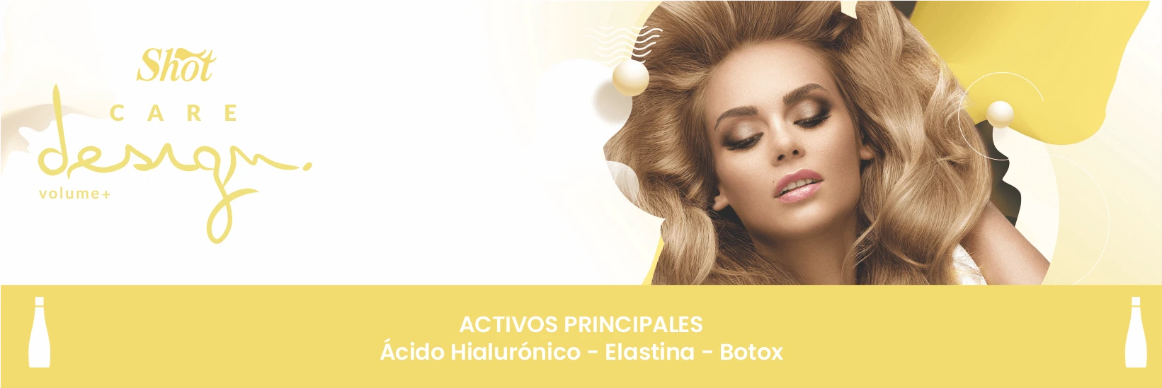 Care Design + Volúmen Cabello con Cuerpo y Volumen Duradero con Ácido Hialurónico y Bótox