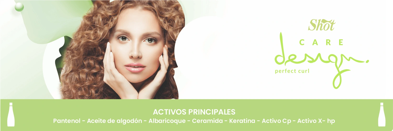 Care Design Perfect Curl Rizos Definidos, Hidratados y Sin Frizz con Aceite de Algodón y Keratina