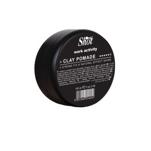Shot Hair España - Work Activity - CERA CLAY ARCILLA SUAVE 100 ml Descubre la gama Work Activity de Shot Hair para un styling perfecto. Desde geles y pomadas hasta lacas de fijación extrema. ¡Descarga la ficha técnica!