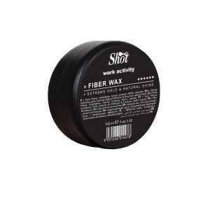 Shot Hair España - Work Activity - CERA FIBER WAX ILANTE 100 ml Pasta hilante modeladora. Fijación extrema, efecto natural. Modo de empleo: Aplicar en cabellos húmedos o secos definiendo y crear el estilo deseado.