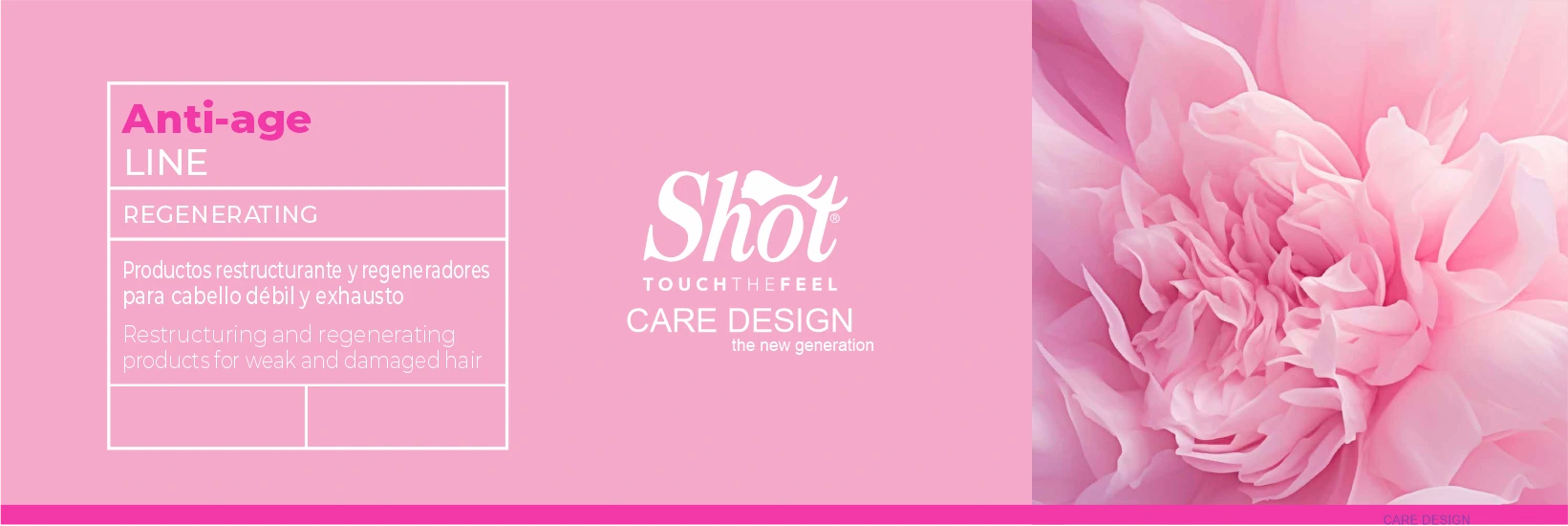 Care Design_Anti-age Productos restructurante y regeneradores<br />
para cabello débil y exhausto