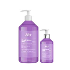 Mascarilla específica para nutrir, hidratar, dar brillo y revitalizar en profundidad los cabellos rubios o con mechas. Modo de empleo: aplicar sobre el cabello húmedo, peinar, aclarar después de 3 minutos