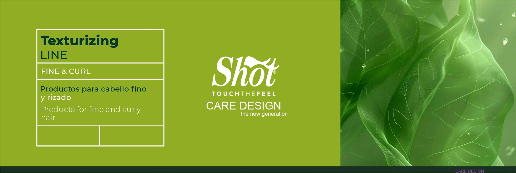 Care Design_Texturizing Productos para cabello fino<br />
y rizado