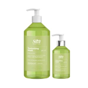 Mascarilla espesante de relleno para dar volumen al cabello fino y al cabello rizado. Protege de la electrostática y reduce el encrespamiento, facilitando el peinado. Modo de uso: Distribuir sobre el cabello húmedo, esperar 2 minutos y aclarar.