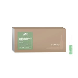 Loción energizante para un cabello más fuerte. Una fórmula avanzada a base de cafeína, ginseng y aceites esenciales, diseñada para combatir la caída y estimular el crecimiento favorece la microcirculación, nutre en profundidad el bulbo piloso y proporciona una agradable sensación de frescor, para un cabello más vital y exuberante. Modo de uso: Aplicar sobre el cuero cabelludo limpio, masajear delicadamente y proceder al secado sin aclarar.