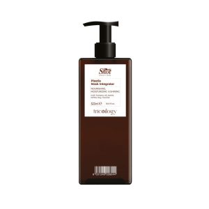 Mascarilla regeneradora y nutritiva Mascarilla con tecnología patentada a base de arcilla volcánica y azúcar. Regenera, nutre, suaviza y protege la fibra capilar, eliminando el encrespamiento y aportando luminosidad. Reduce el tiempo de secado y prolonga la duración del peinado. Perfecta para todo tipo de cabellos, aporta consistencia sin apelmazar