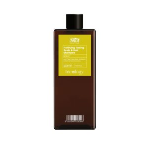Champú refrescante y regenerante para un cabello luminoso. Ideal para quienes practican deporte o necesitan lavados frecuentes su fórmula delicada purifica e ilumina el cabello, aportando frescor y bienestar al cuero cabelludo y al cabello gracias a la acción combinada de colágeno y aceite de árbol de té, proporciona una sensación de limpieza duradera sin apelmazar. Modo de uso: Aplicar sobre el cuero cabelludo y el cabello húmedos, masajear delicadamente y esperar 2 minutos. aclarar abundantemente